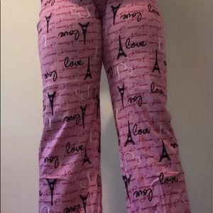 Paris themed pajama pants